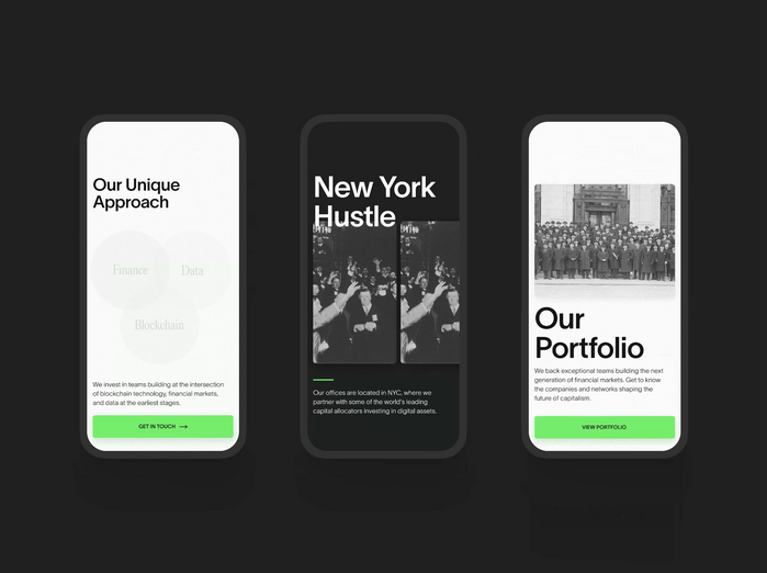 New Form Capital website 3