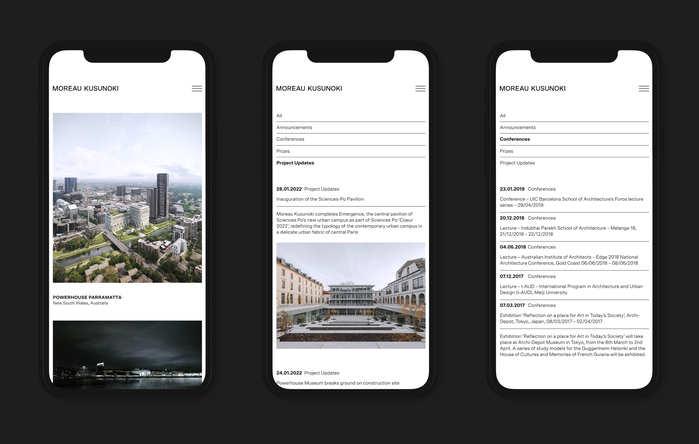 Moreau Kusunoki visual identity 2