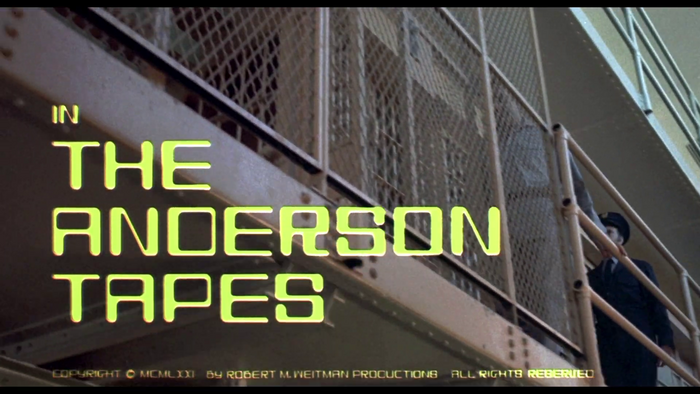 The Anderson Tapes title sequence 1