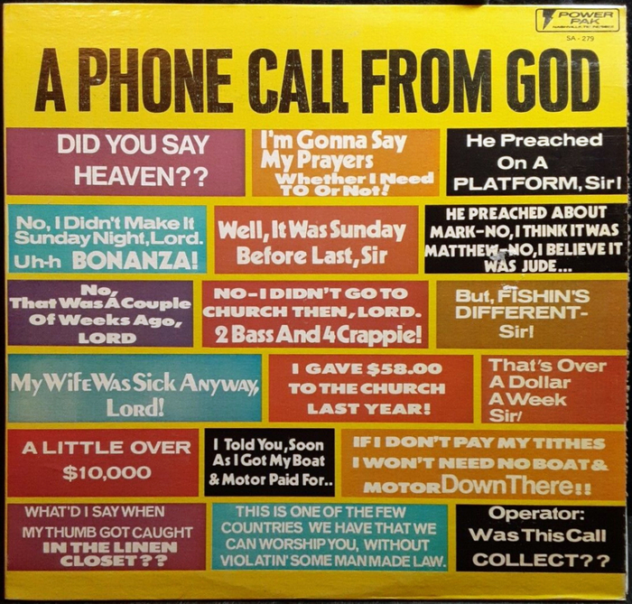 Ray Reeves et al. – A Phone Call from God album art