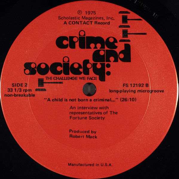 Crime and Society: The Challenge We Face album art 2