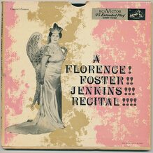 <cite>A Florence! Foster!! Jenkins!!! Recital!!!!</cite> album art