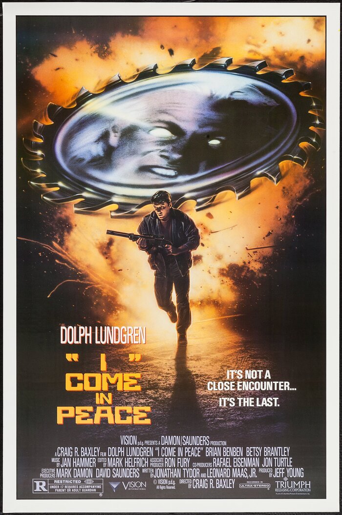 I Come in Peace (1990) movie poster