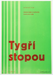 <cite>Tygří Stopou</cite> (1959) Czechoslovak movie poster
