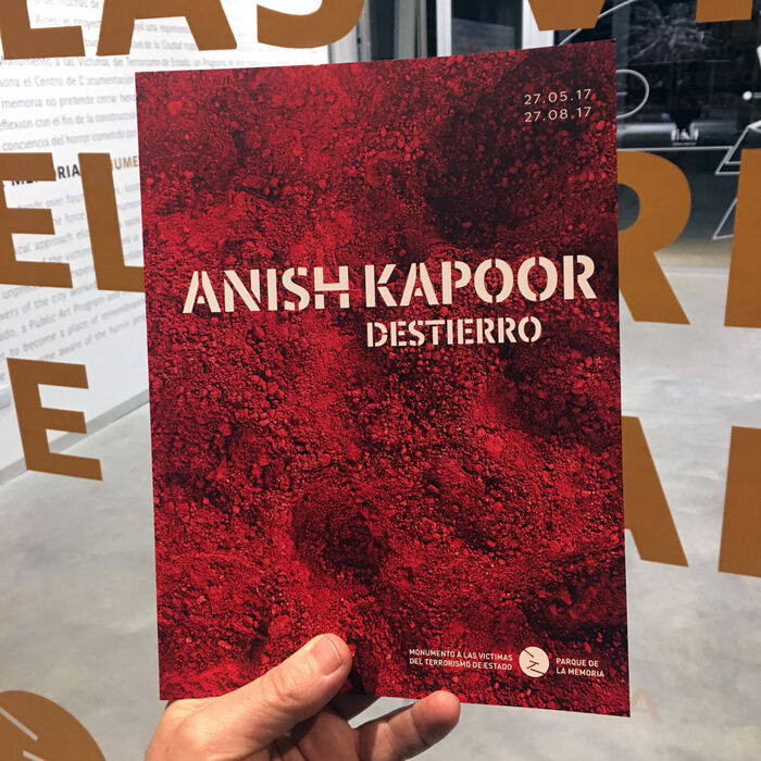 Anish Kapoor – Destierro exhibition at Parque de la Memoria 3