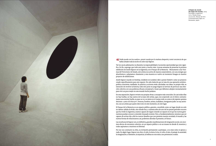 Anish Kapoor – Destierro exhibition at Parque de la Memoria 8