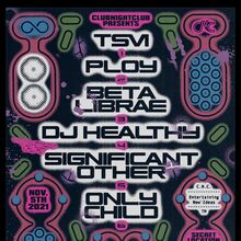 ClubNightClub poster, Nov. 5th 2021
