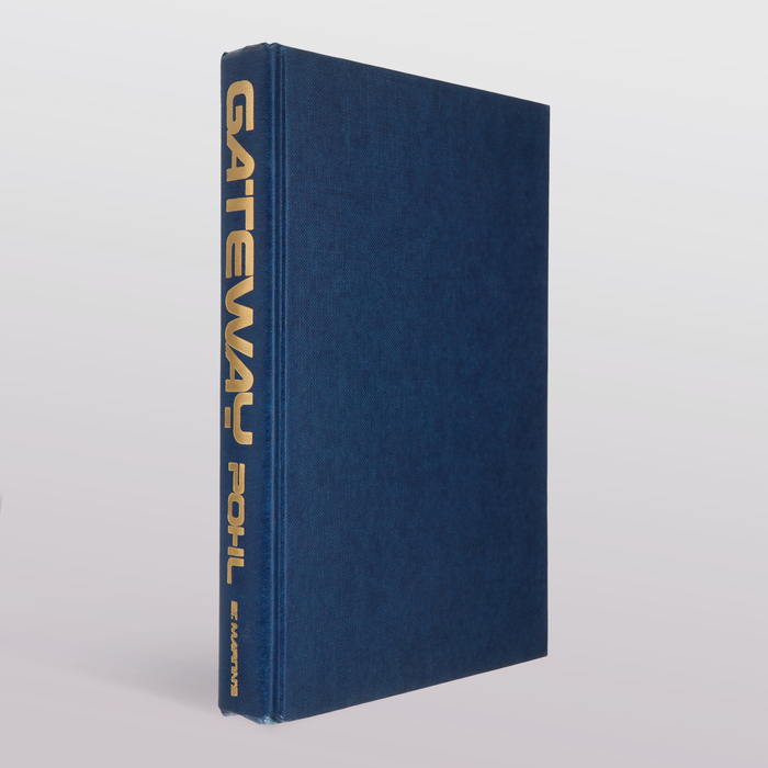 Hardcover in publisher's blue cloth with gilt titles set in Earth on the spine.