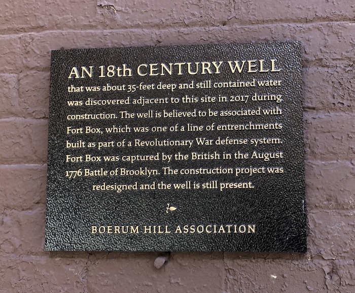 “An 18th Century Well” historical marker 1