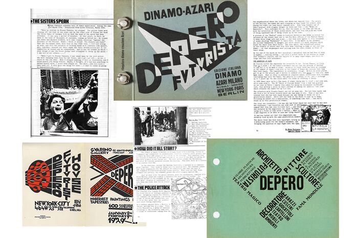 Moodboard inspiration – Italian Futurism and 1970s socialist demonstrations