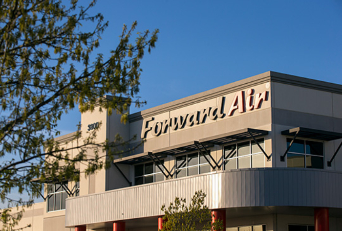 The logo at the headquarter in Greeneville, Tennessee