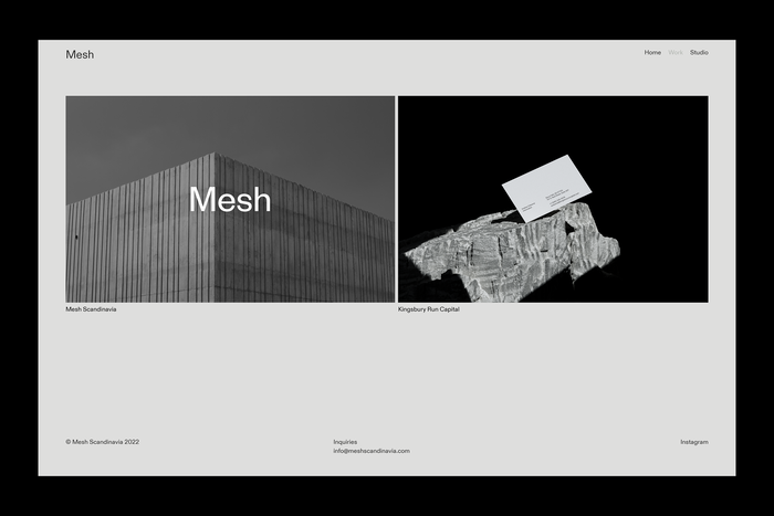 Mesh Scandinavia website 2