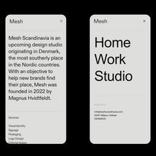 Mesh Scandinavia website