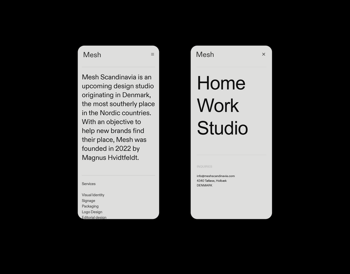 Mesh Scandinavia website 5