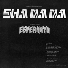 Sha Na Na tour program (1973)