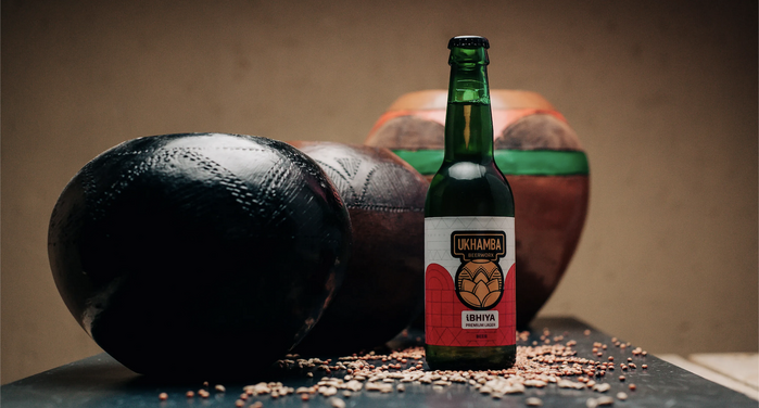 Inspiration for the new logo: Ukhamba pottery and hops