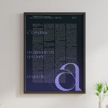 <cite>Fragments d’un discours amoureux</cite> poster series