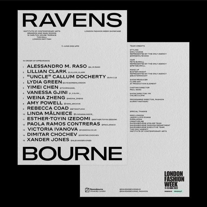 Ravensbourne University Fashion Class 3