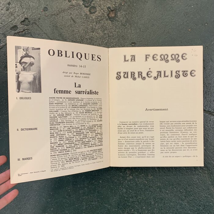 Obliques, № 14–15: ‘La Femme Surréaliste’ 5