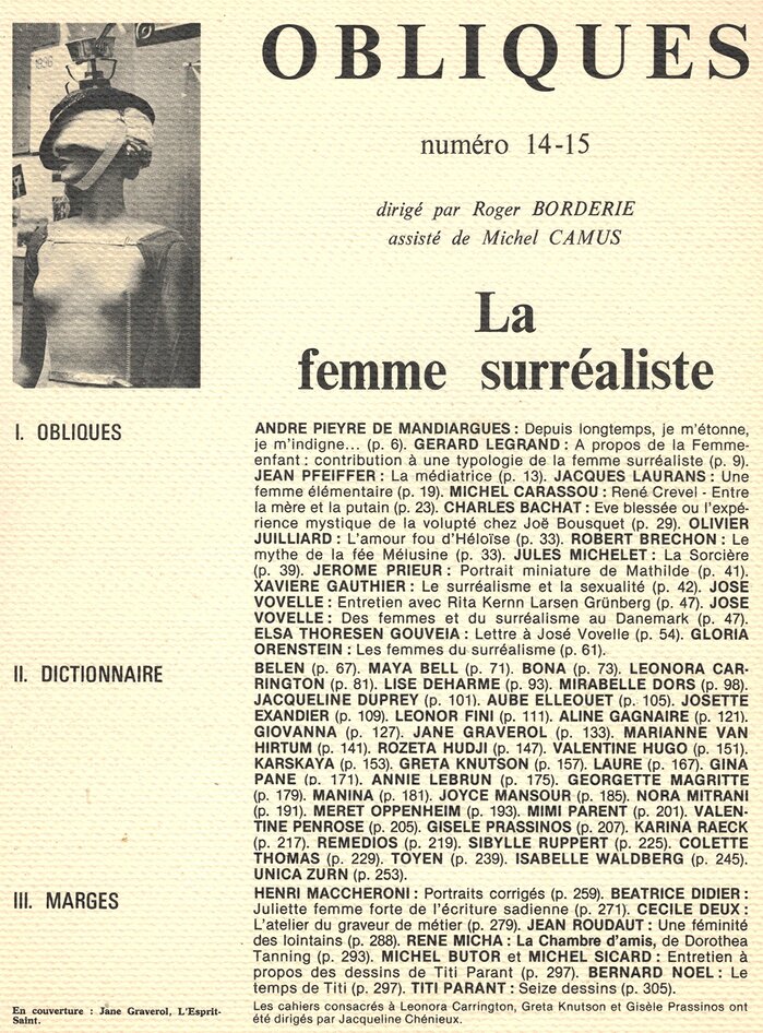 Obliques, № 14–15: ‘La Femme Surréaliste’ 4