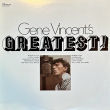 <cite>Gene Vincent’s Greatest!</cite> album art