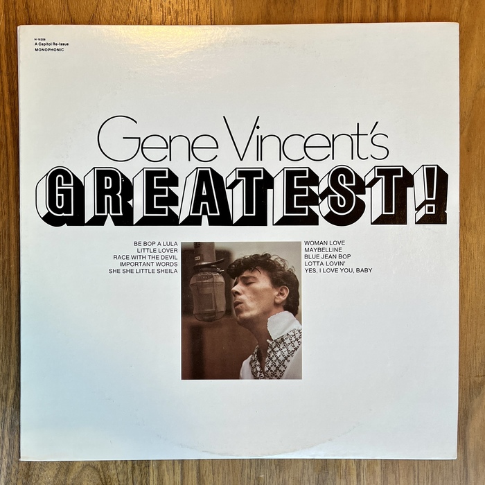 Gene Vincent’s Greatest! album art 1