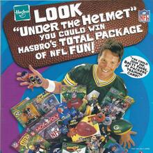 “Look ‘Under the Helmet’” NFL ad by Hasbro