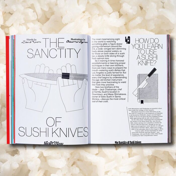 “The Sanctity of Sushi Knives” featuring what looks to be .