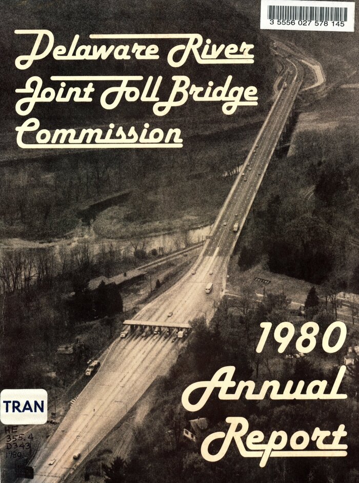 Delaware River Joint Toll Bridge Commission 1980 Annual Report 1