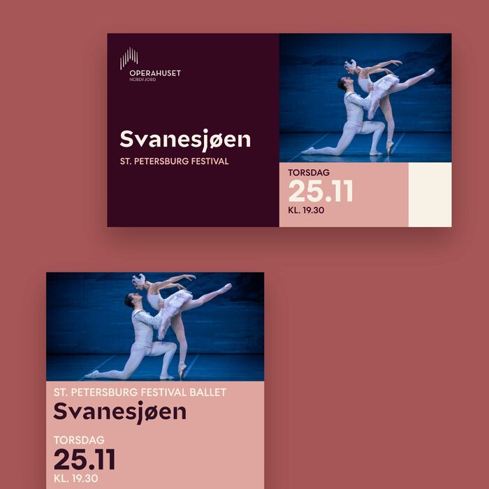 Nordfjord Opera House visual identity 4