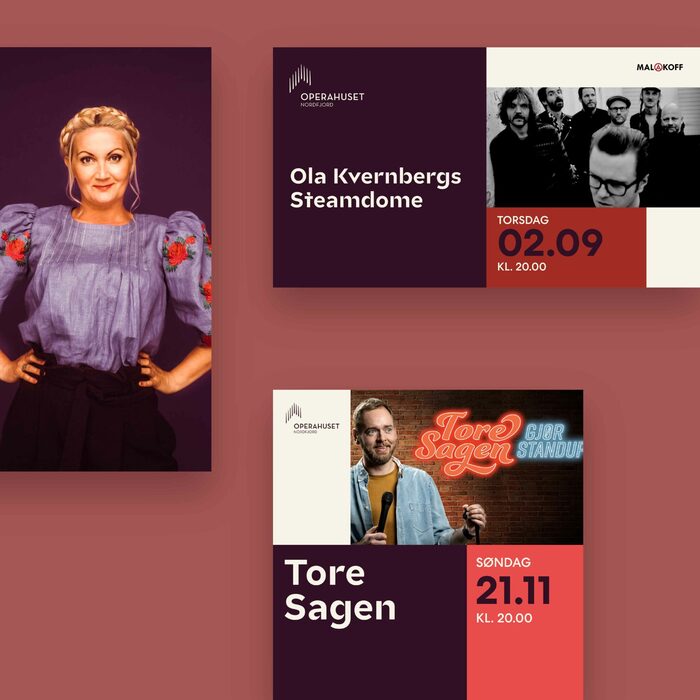 Nordfjord Opera House visual identity 5