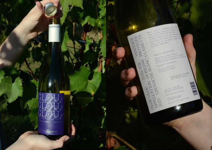 Glou Glou wine labels 4