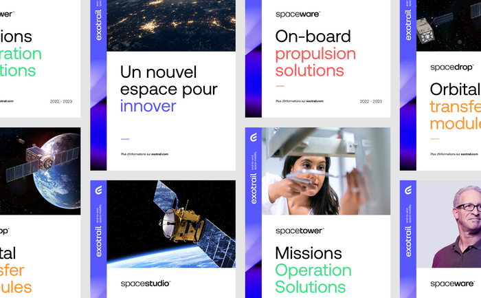 Exotrail space mobility brand identity 11
