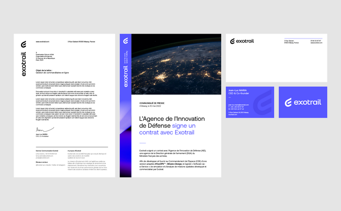 Exotrail space mobility brand identity 14
