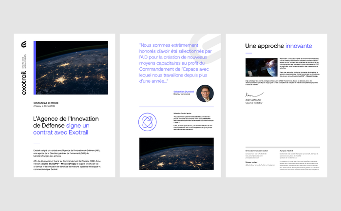 Exotrail space mobility brand identity 15