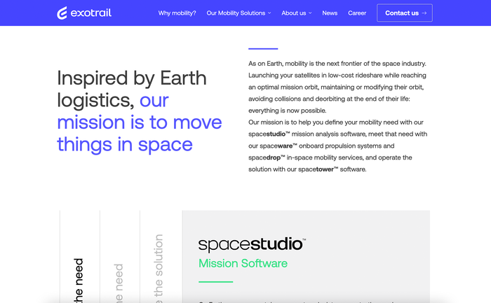 Exotrail space mobility brand identity 18