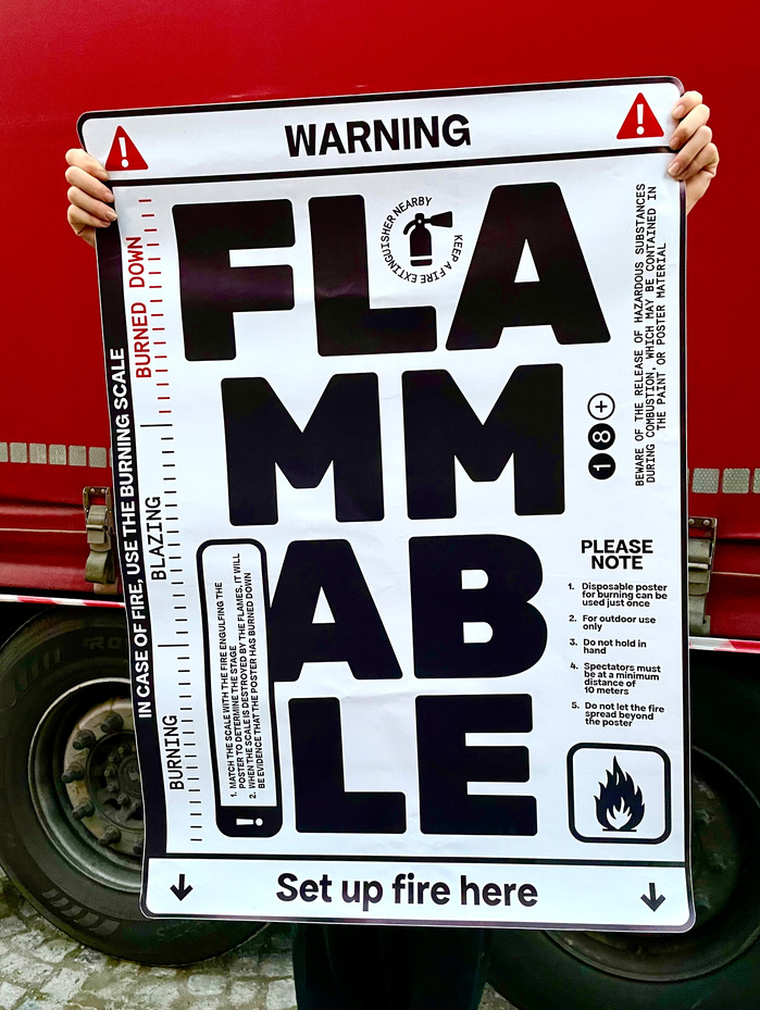Flammable poster 2