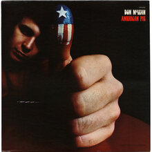 Don McLean – <cite>American Pie</cite> album art and concert poster