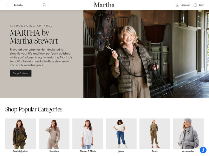 Martha website 4