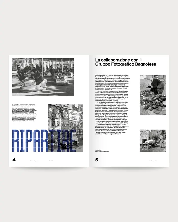 Brescia Riparte 1945–1963 press kit 2