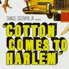 <cite>Cotton Comes to Harlem</cite> movie posters, lobby cards, album art