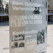 <cite>Bern. Geordnete Verwunderung</cite> at Kornhausforum