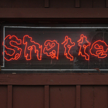 Shattered Records neon sign