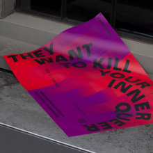 “They want to kill your inner queer” poster