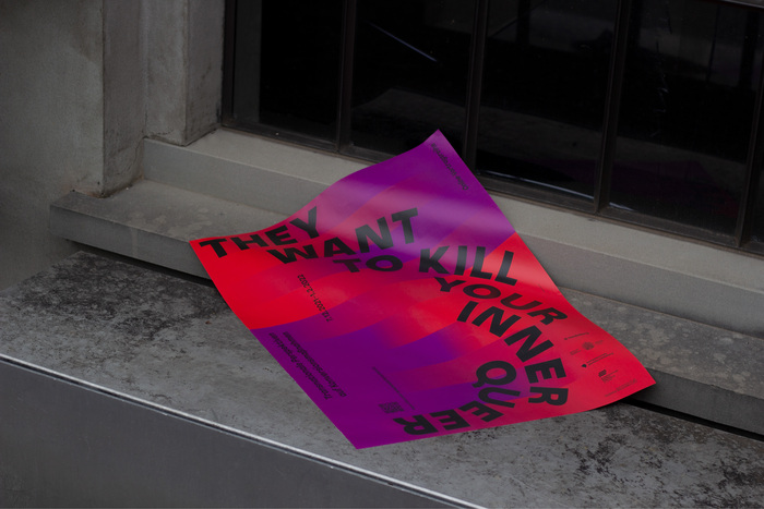 “They want to kill your inner queer” poster 1