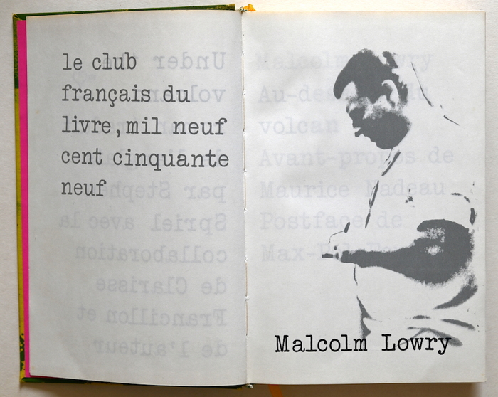 Au-dessous du volcan by Malcolm Lowry (Le club français du livre) 2