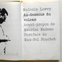 <cite>Au-dessous du volcan</cite> by Malcolm Lowry (Le club français du livre)