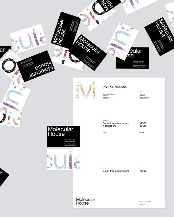 Molecular House visual identity and website 2