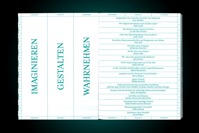 Vigia magazine, “Virtuelle Realitäten” issue 2