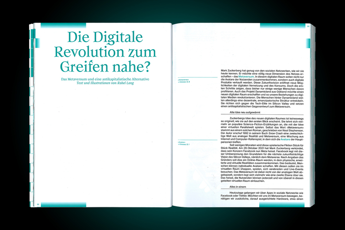 Vigia magazine, “Virtuelle Realitäten” issue 5